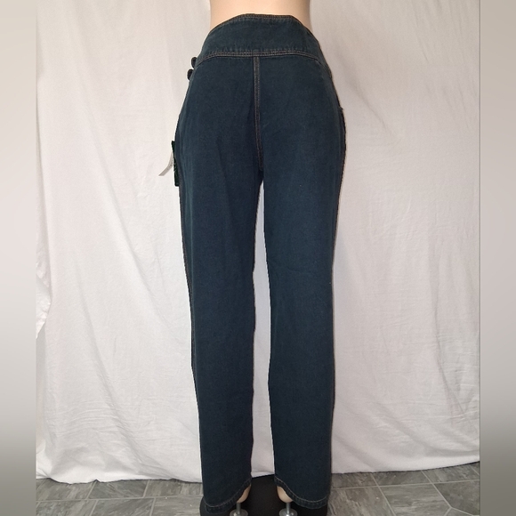 Vintage Harve Benard by benard Holtzman Dark Blue Straight Leg Jeans Size 14 - Picture 11 of 17
